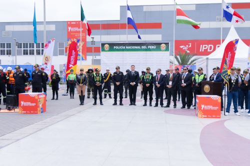 IPD y Policía Nacional del Perú garantizan seguridad para los Juegos Bolivarianos Ayacucho-Lima 2025. Foto: IPD