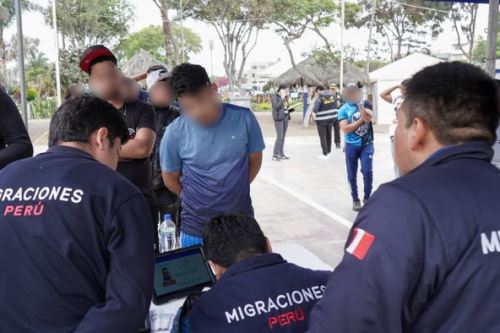 Migraciones y PNP intensifican megaoperativos de fiscalización a extranjeros en el distrito de San Martín de Porres. Foto: Difusión