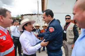 Jefe de Estado, ministro y viceministros se reunieron con autoridades locales de Cajamarca. Foto: ANDINA/Prensa Presidencia