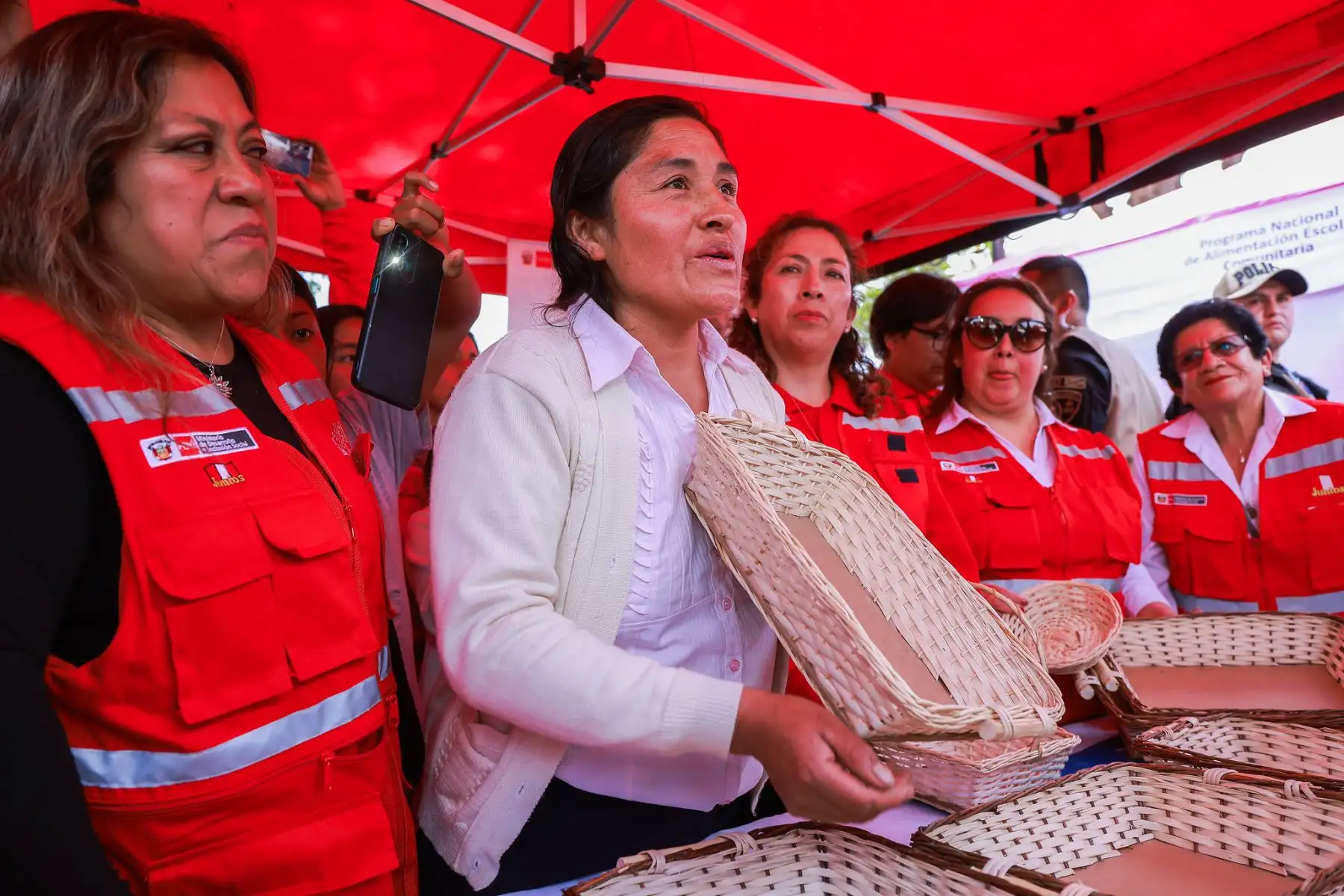 El presidente José Jerí supervisó el desarrollo de la feria multisectorial impulsada por el Ministerio de Desarrollo e Inclusión Social, en el distrito de Jesús, región Cajamarca. Foto: ANDINA/Prensa Presidencia