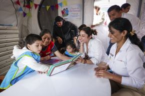 Ministra Lesly Shica visitó Cajamarca. Foto: ANDINA/Jhonel Rodríguez Robles