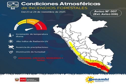 Los incendios forestales pueden producirse en cualquier momento, sin embargo, en nuestro país son más comunes entre los meses de ausencia de lluvia.