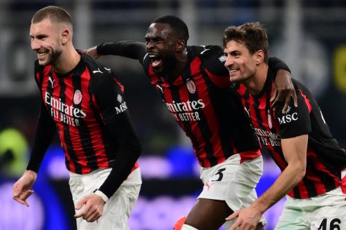 Milan derrotó 1-0 a Inter por la liga italiana
