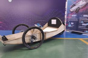 Vehículo eléctrico hecho en la UNI que funciona con hidrógeno verde competirá en  la Shell Eco-marathon de Américas 2026, en Estados Unidos. Foto: ANDINA/Difusión