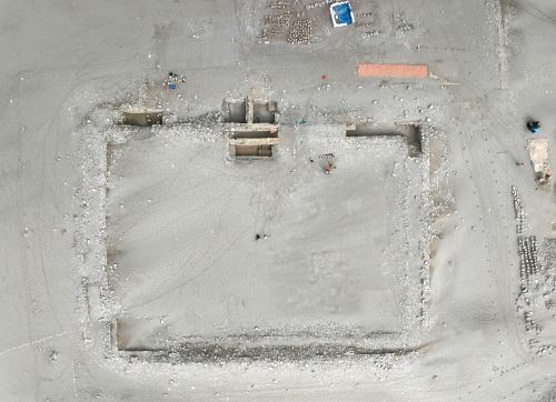 El Ministerio de Cultura confirmó el hallazgo de una arquitectura arqueológica en Chankillo mucho más antigua que el famoso Observatorio Solar, ubicado en el valle de Casma, región Áncash. ANDINA/Difusión