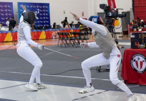 El esgrima ingresó a escena de los Juegos Bolivarianos Ayacucho-Lima 2025