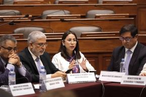 La presentación de la iniciativa sobre el padrón nominal estuvo a cargo de la titular del Midis, Lesly Shica Seguil. Foto: MIDIS/Difusión.