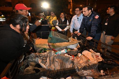 El presidente José Jerí participó en lanzamiento de campaña a favor de recicladores. ANDINA/Difusión