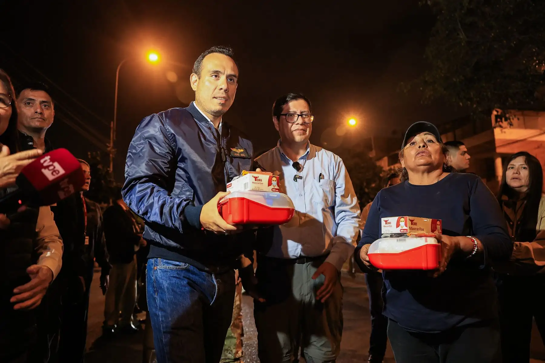 El presidente de la República, José Jerí, sostuvo un encuentro con recicladores en el distrito de San Juan de Miraflores con el fin de escuchar sus demandas, así como buscar alternativas para promover su formalización y mejorar sus condiciones laborales. Foto: ANDINA/Presidencia