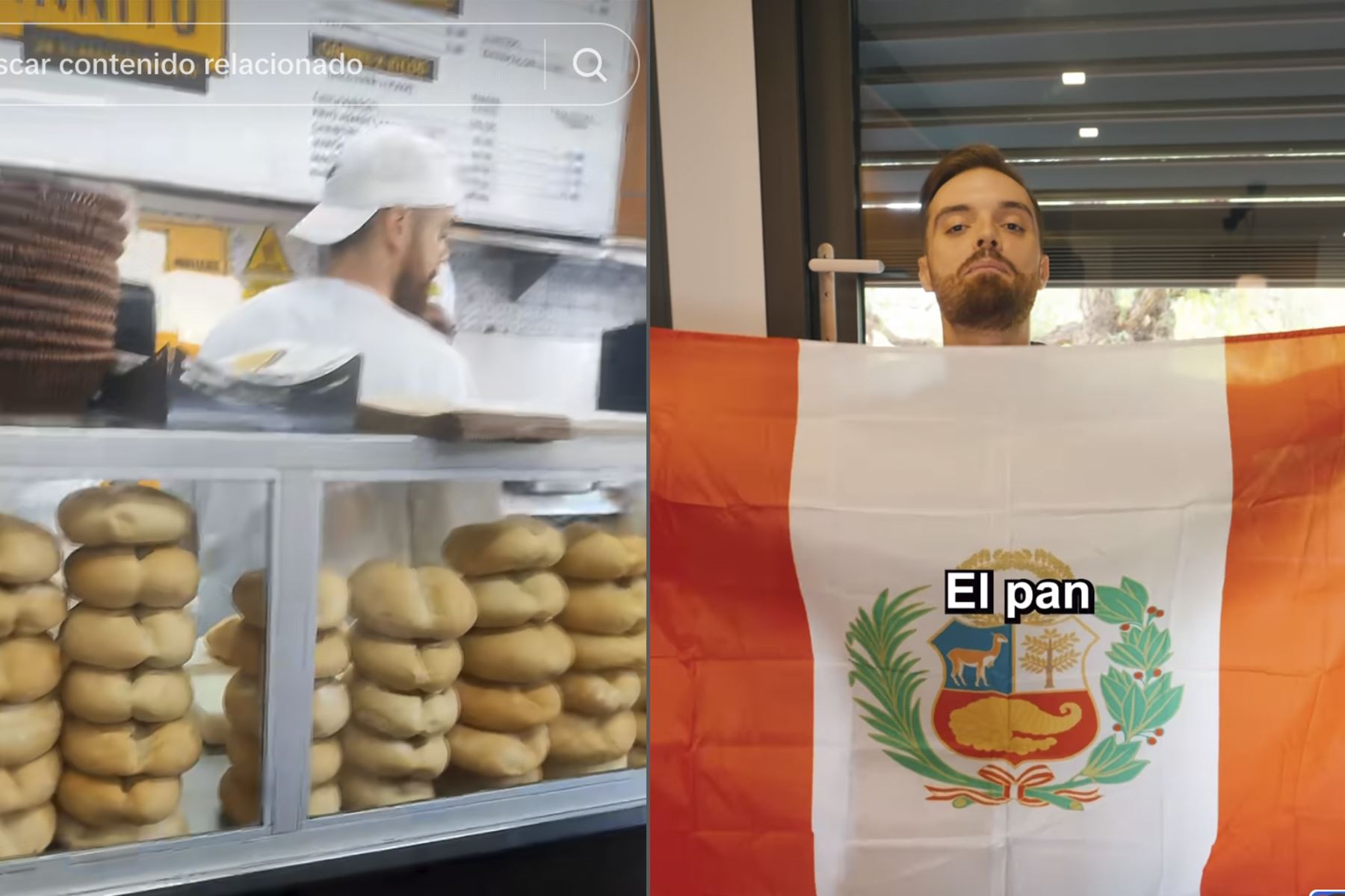 Ibai Llanos arrives in Peru, eats Pan con Chicharron