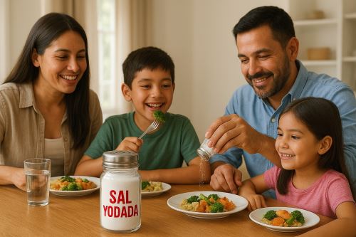 La sal yodada es un ingrediente esencial para la salud de las personas. Foto: Imagen referencial creada con IA
