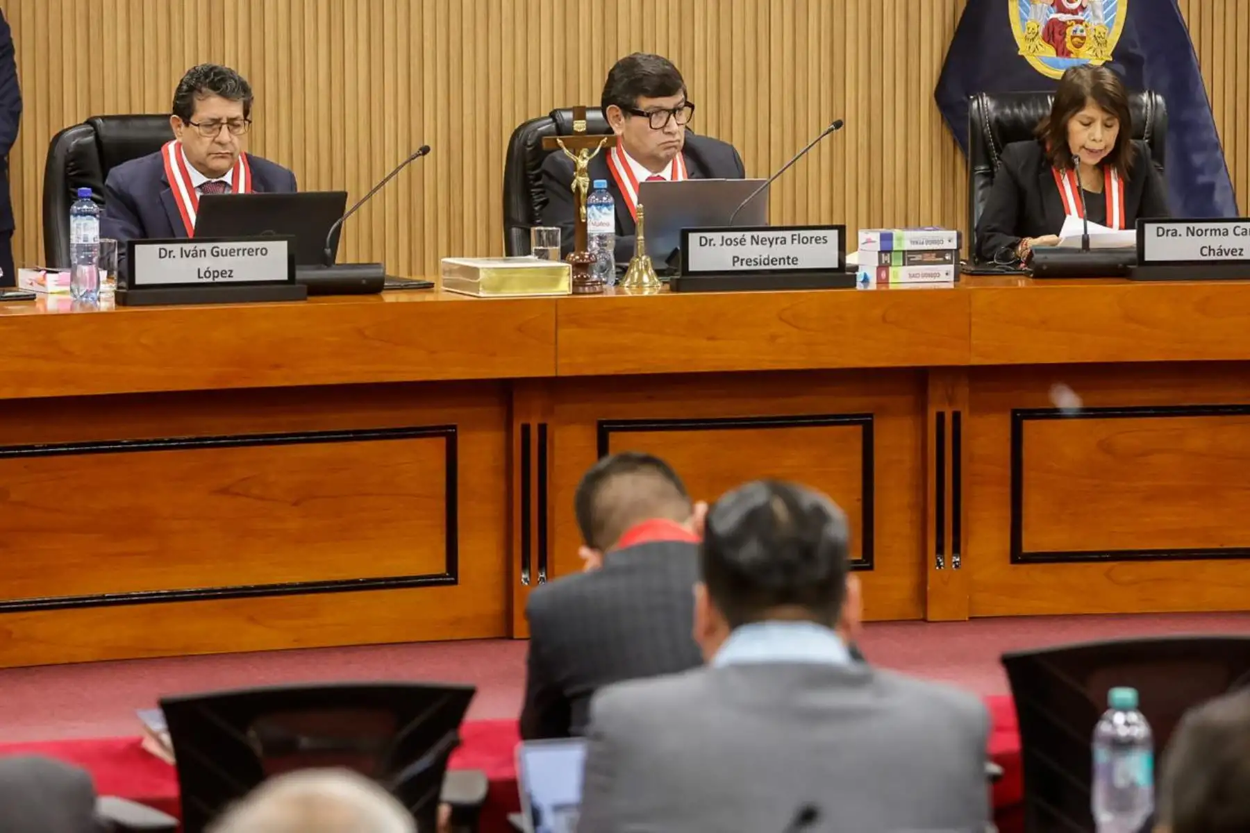 La Sala Penal Especial de la Corte Suprema efectúa la lectura de adelanto de sentencia contra el expresidente Pedro Castillo, por el intento de golpe de Estado del 7 de diciembre del 2022. Foto: ANDINA/ Luis Iparraguirre