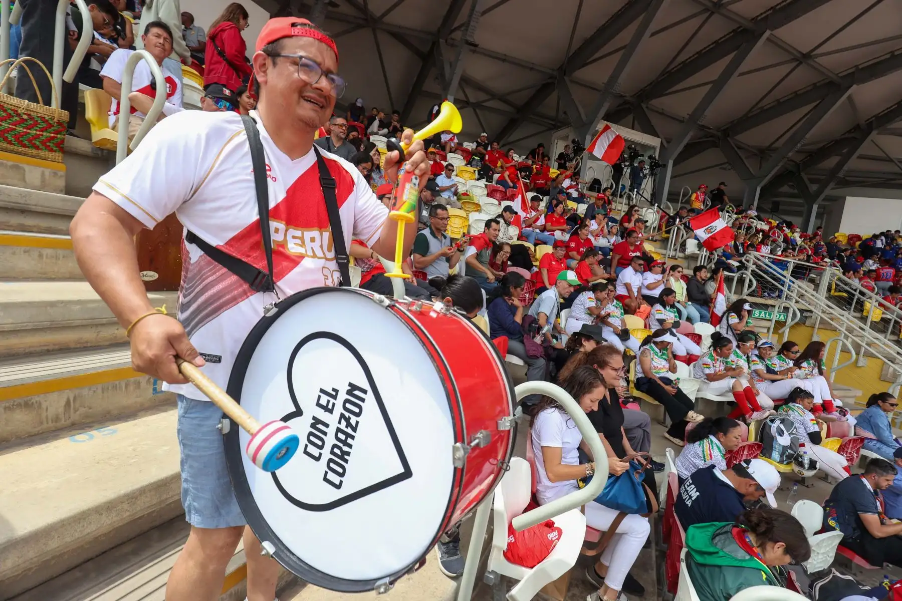 Encuentro de sóftbol femenino disputado entre las selecciones de Perú y Venezuela en el marco de los Juegos Bolivarianos Ayacucho Lima 2025.

Foto:ANDINA / Juan Carlos Guzmán Negrini