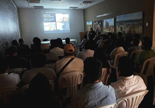 Expertos en arqueología y conservación del patrimonio cultural evalúan posibles impactos de un evento del Fenómeno El Niño en los sitios arqueológicos de Lambayeque. ANDINA/Difusión