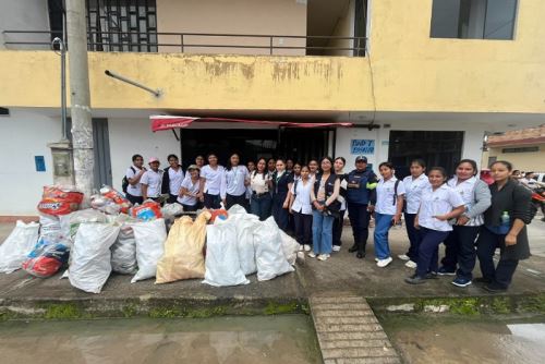Dengue en San Martín: eliminan 20.7 toneladas de potenciales criaderos en Moyobamba. Fotos: Diresa San Martín