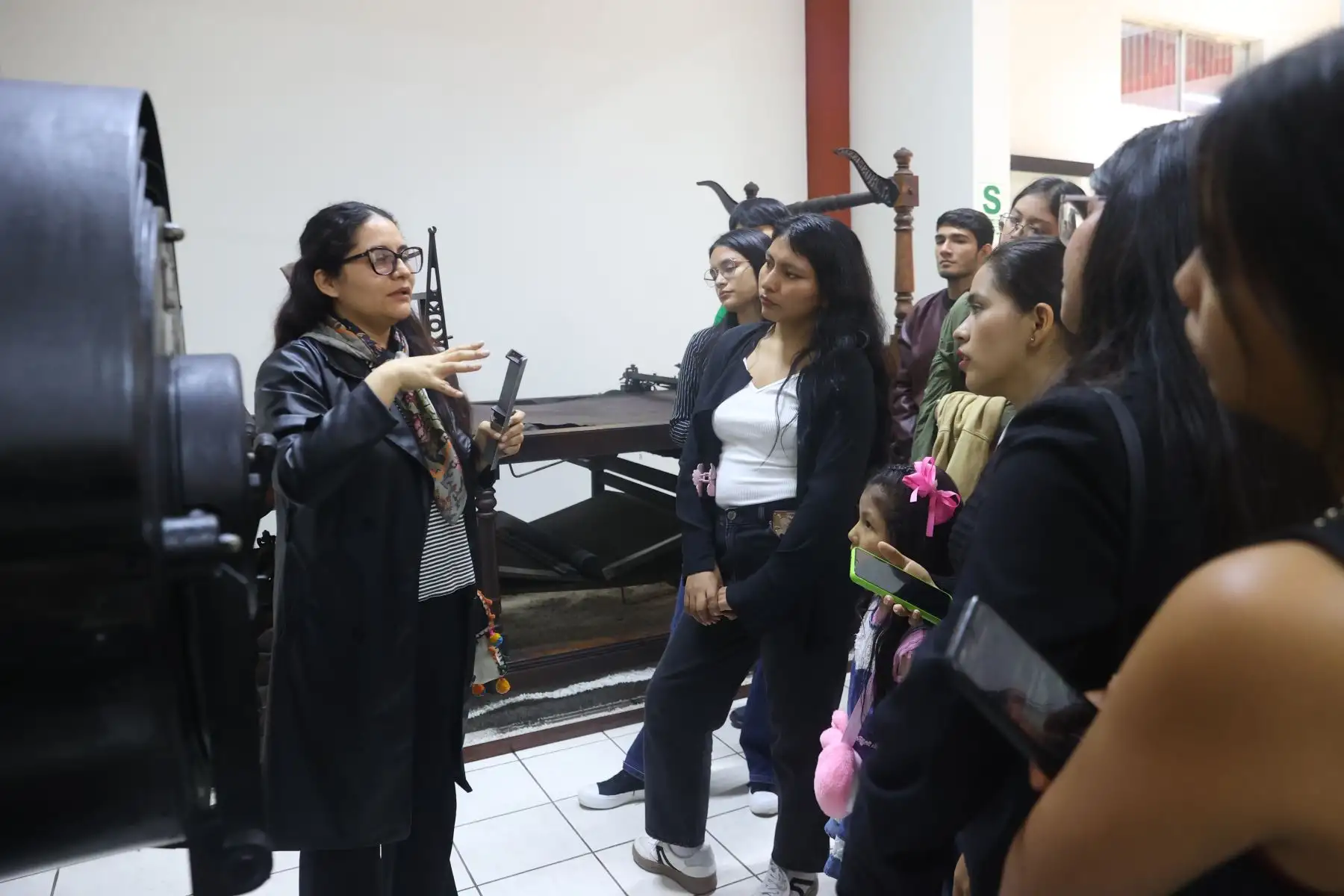 Alumnos de la Universidad Santiago Antunes de Mayolo de Huaraz y la Universidad  nacional de Ucayali visitan Editora Perú para conocer la experiencia Vive Andina. Foto: ANDINA/Melina Mejía