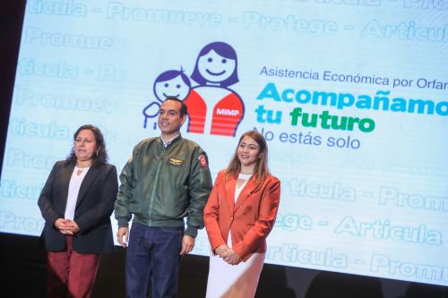 Gobierno incorpora a más de 4200 niños y adolescentes al padrón de Asistencia Económica por Orfandad. Foto: ANDINA/Difusión