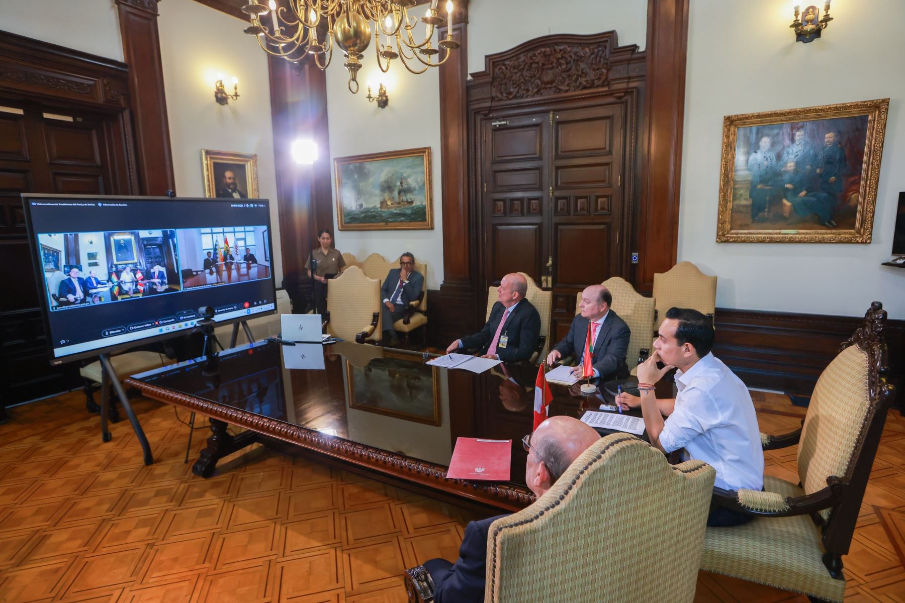 Presidents of Peru and Bolivia strengthen bilateral relations via videoconference
