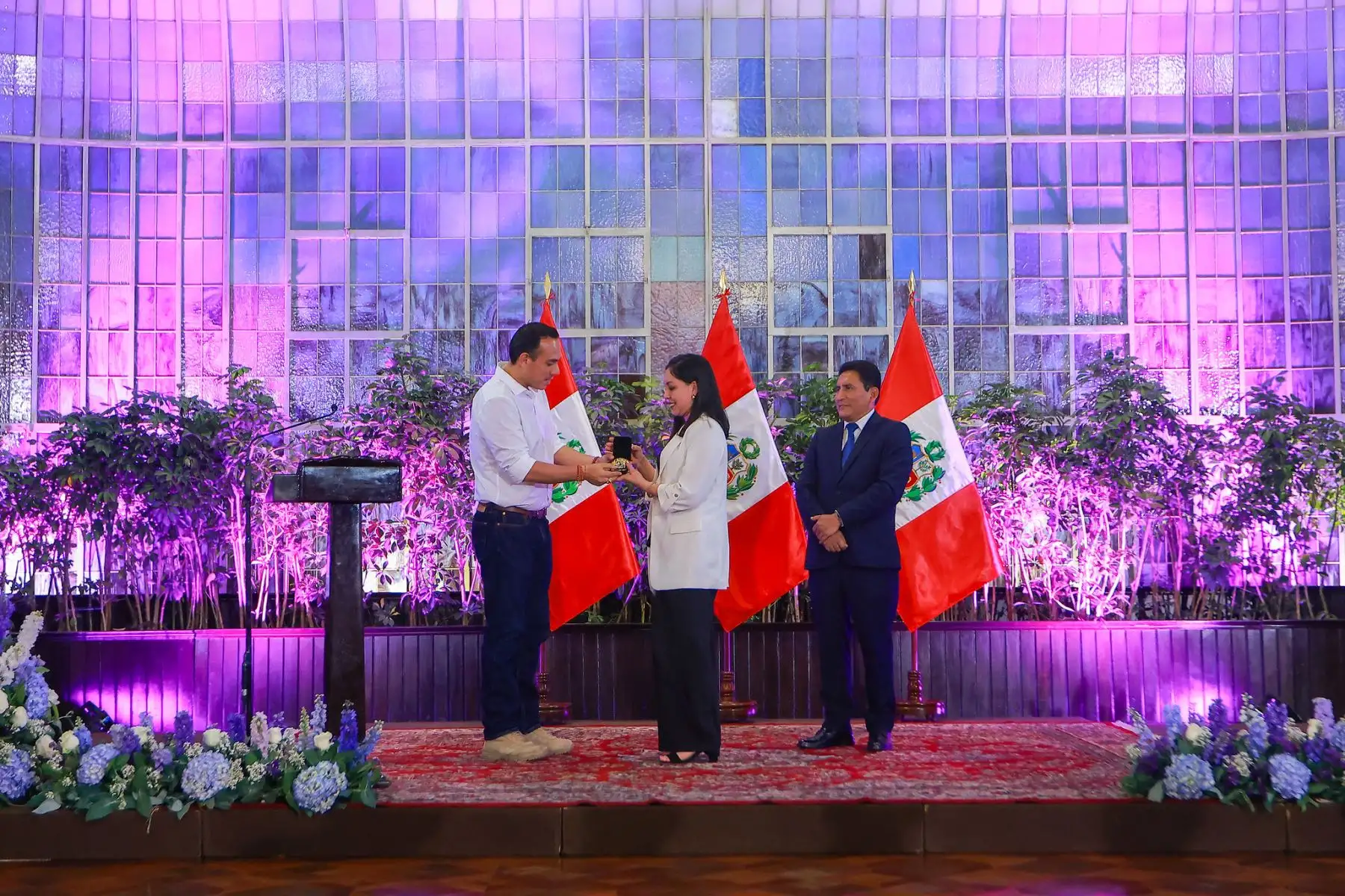 Presidente José Jerí participa de la premiación del Concurso Nacional del Pisco.  Foto: ANDINA/Prensa Presidencia