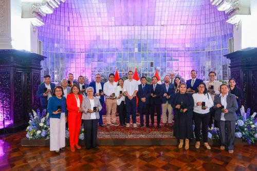 Presidente José Jerí participa de la premiación del Concurso Nacional del Pisco