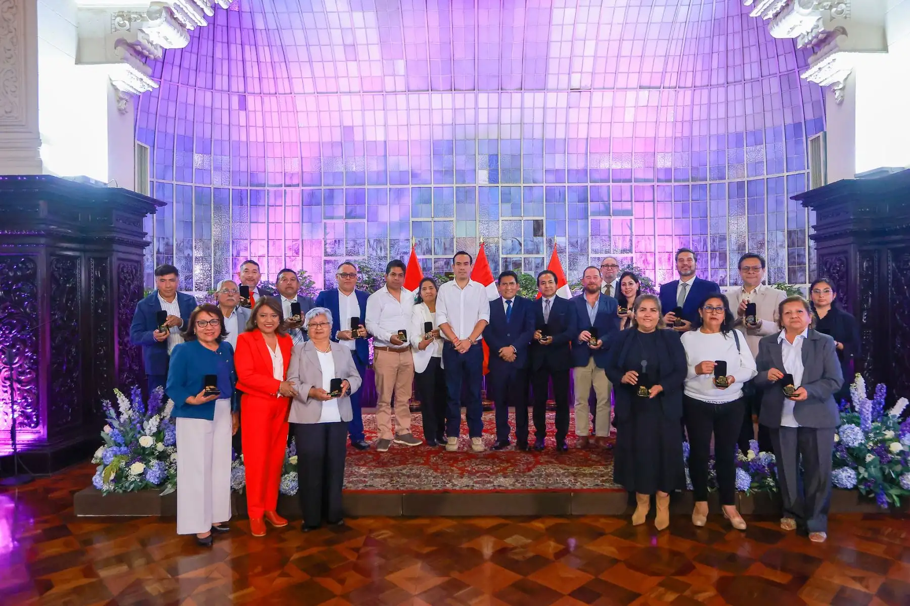 Presidente José Jerí participa de la premiación del Concurso Nacional del Pisco.  Foto: ANDINA/Prensa Presidencia