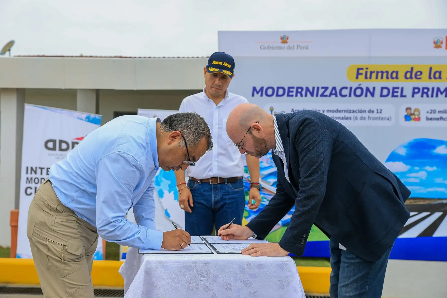 Presidente José Jerí participa en la firma de adenda N.° 11. Foto: ANDINA/ Prensa Presidencia
