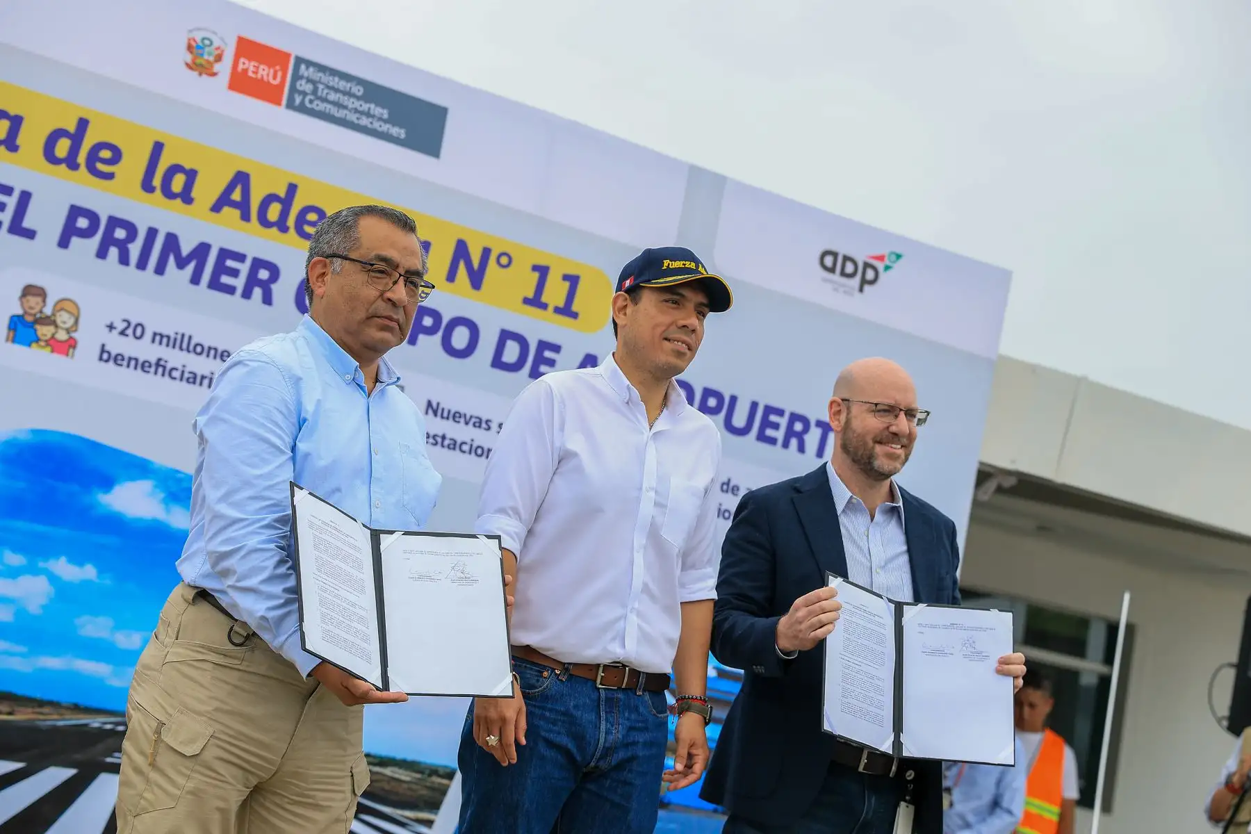 Presidente José Jerí participa en la firma de adenda N.° 11. Foto: ANDINA/ Prensa Presidencia