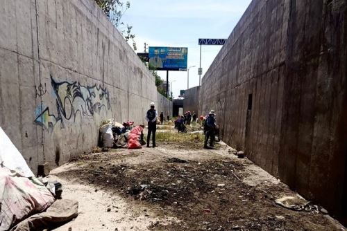 La labor estuvo a cargo de personal de la Municipalidad Provincial de Arequipa.