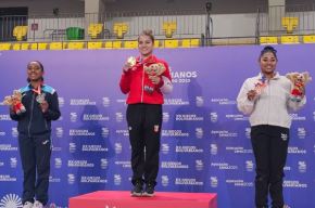 Fabiola Díaz ganó dos medallas en la gimnasia