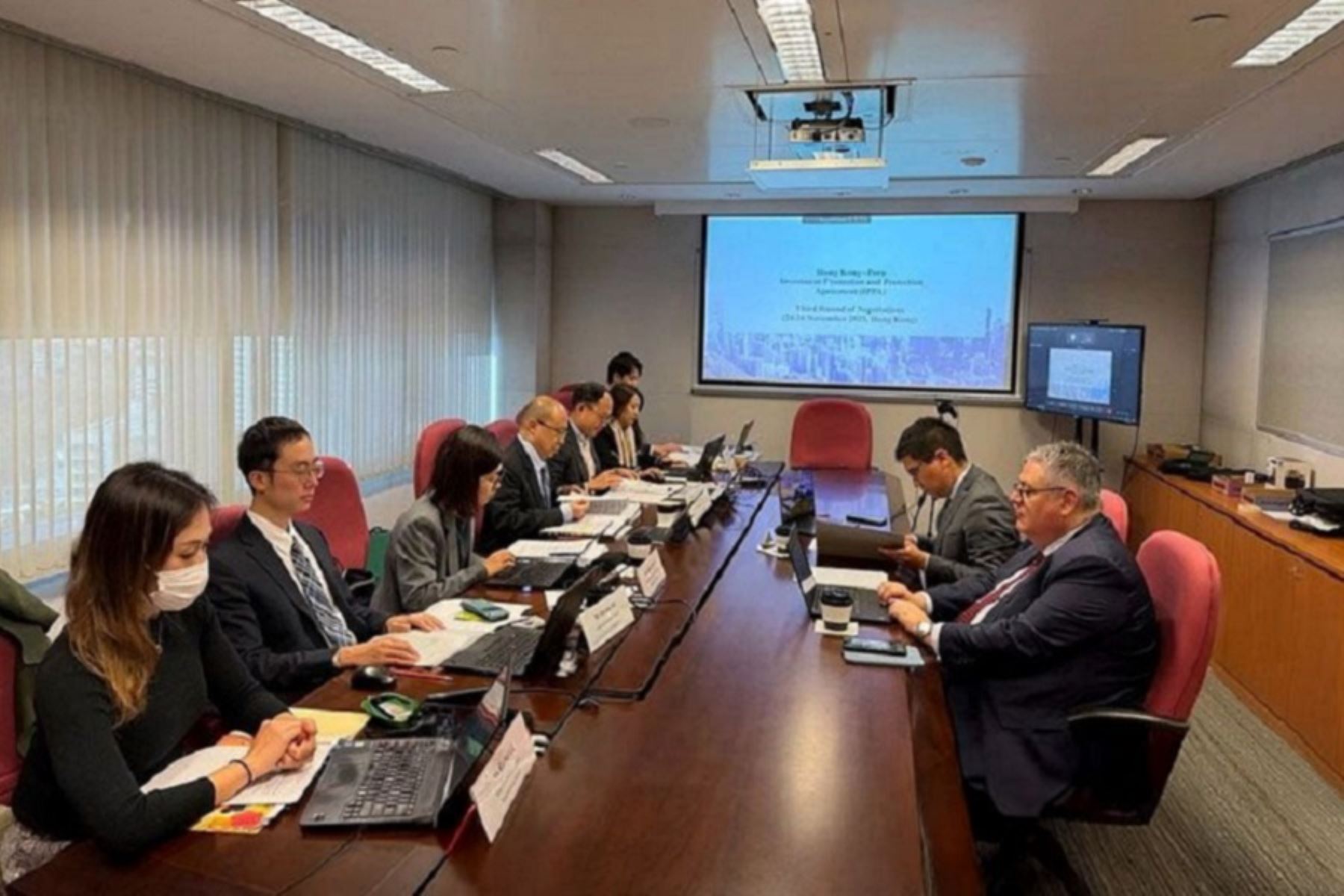 Negociaciones del Acuerdo de Promoción y Protección Recíproca de Inversiones (APPRI) entre Perú y Hong Kong. Foto: Cortesía.