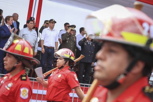 Gran Desfile Institucional por el 165° Aniversario del Cuerpo General de Bomberos Voluntarios del Perú.Foto: ANDINA/Prensa Presidencia