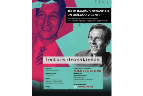 Pieza gráfica de invitación al espectáculo escénico 