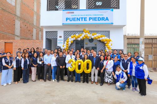 Minsa inaugura el Centro de Salud Mental Comunitaria Puente Piedra y alcanza los 300 a nivel nacional