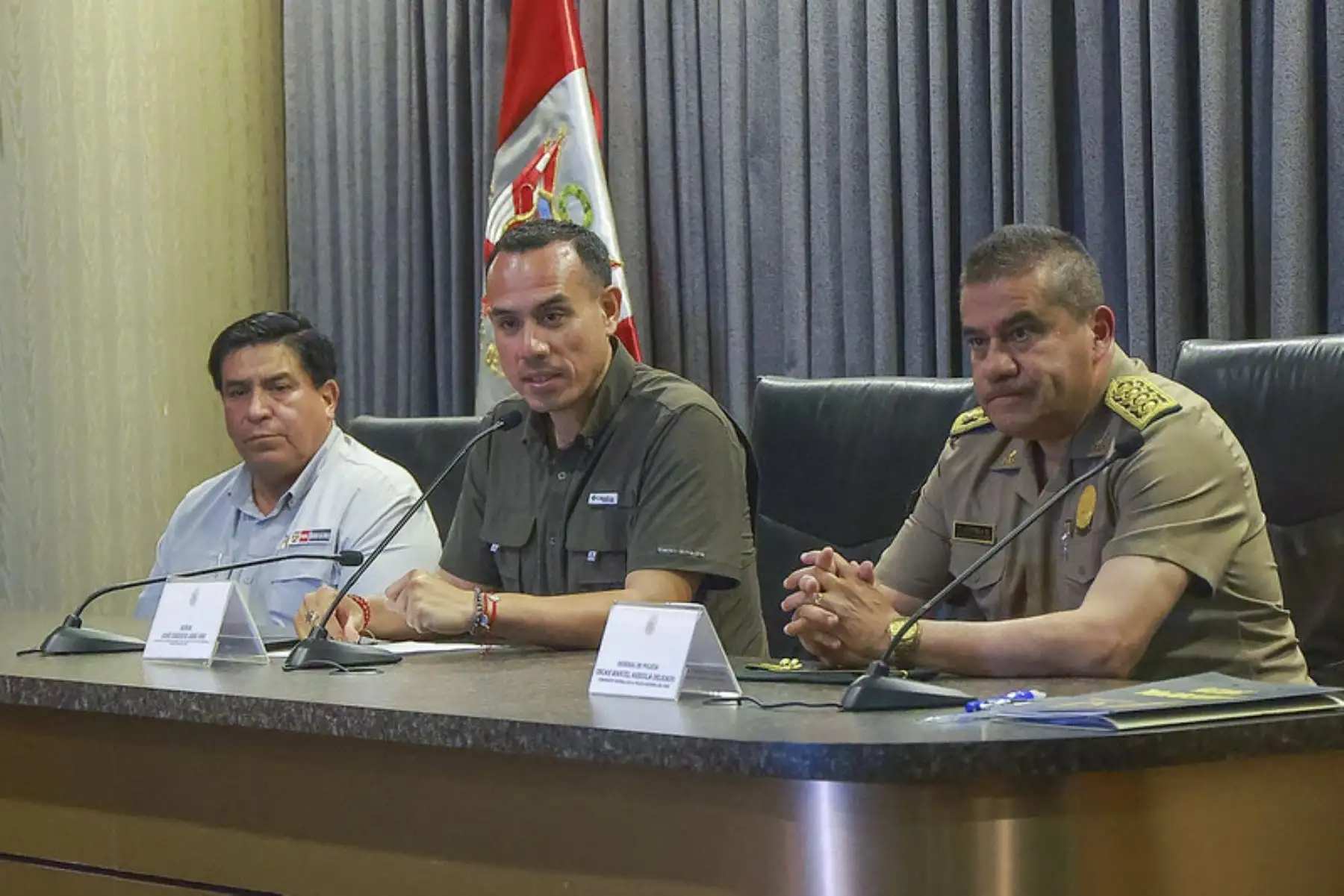 El presidente de la república, José Jerí, participa en la clausura de la quinta reunión del Comando Policial - RECOPOL 2025.
Foto: ANDINA/Prensa Presidencia