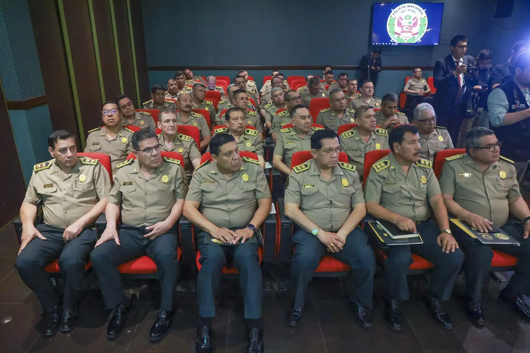 El presidente de la república, José Jerí, participa en la clausura de la quinta reunión del Comando Policial - RECOPOL 2025.
Foto: ANDINA/Prensa Presidencia