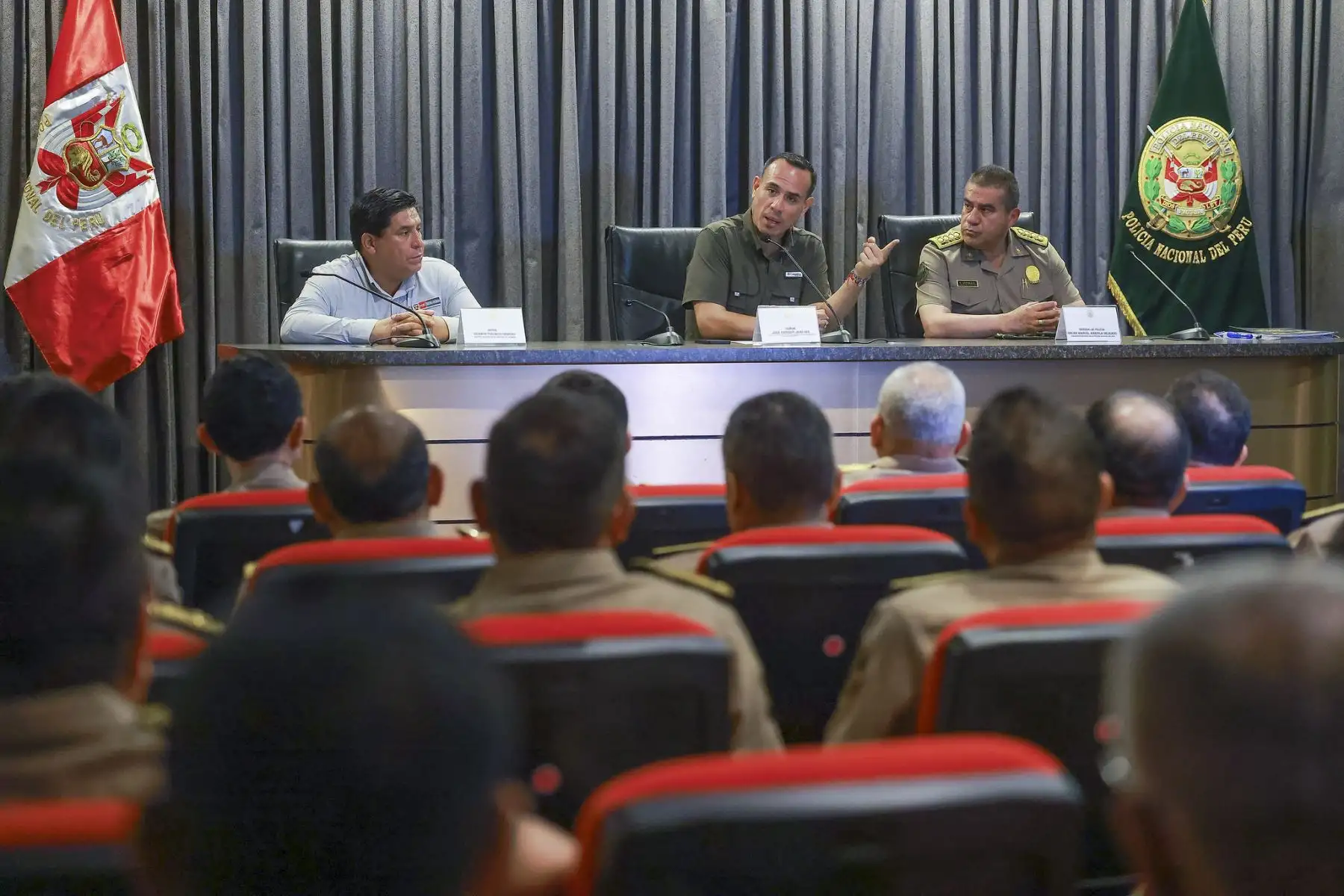 El presidente de la república, José Jerí, participa en la clausura de la quinta reunión del Comando Policial - RECOPOL 2025.
Foto: ANDINA/Prensa Presidencia