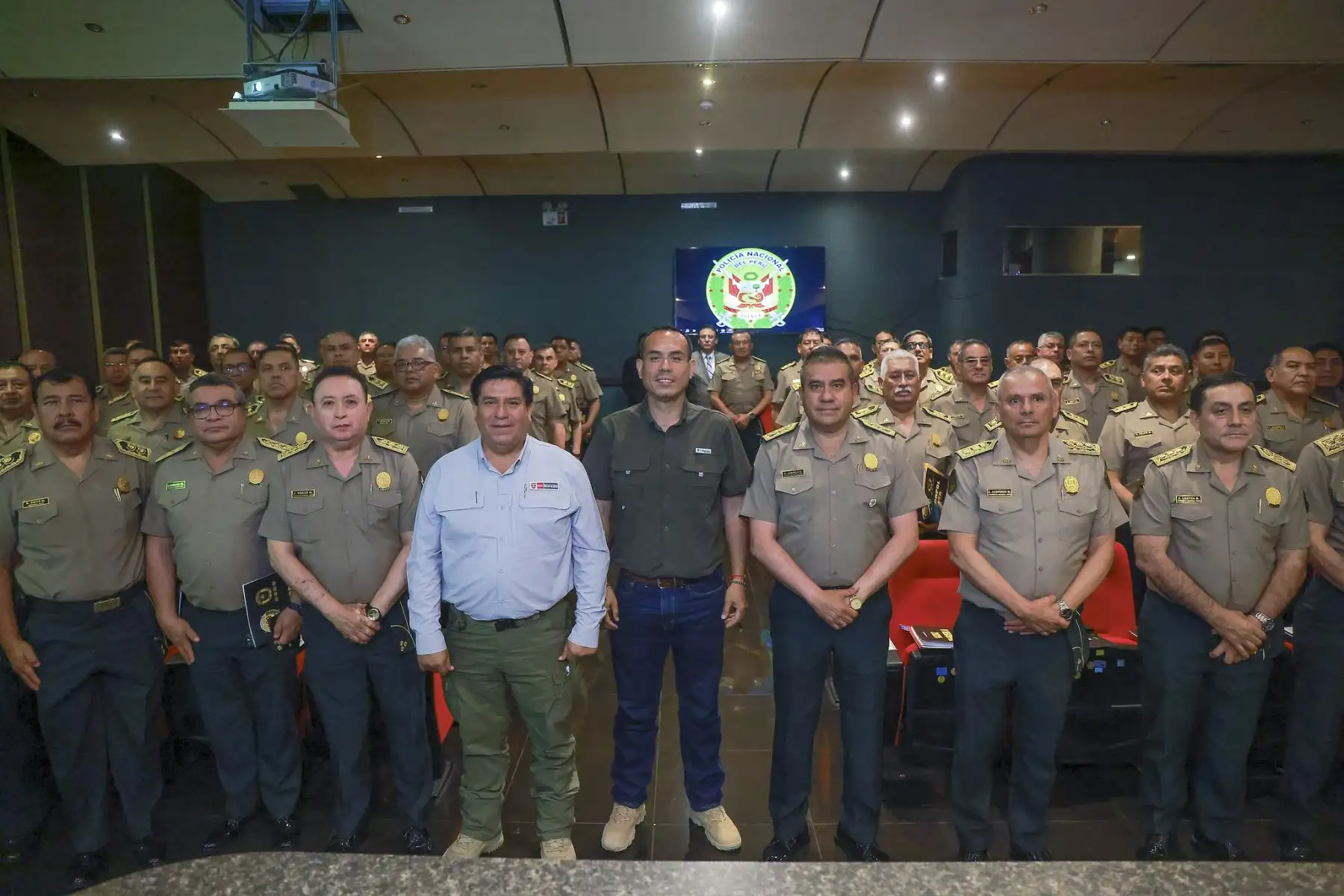 El presidente de la república, José Jerí, participa en la clausura de la quinta reunión del Comando Policial - RECOPOL 2025.
Foto: ANDINA/Prensa Presidencia