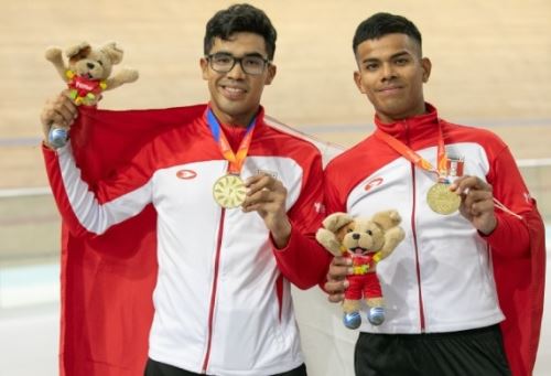 Los hermanos Robinson y Hugo Ruiz Calle brindaron al Perú la medalla de oro en ciclismo de pista