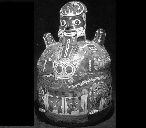 Vasija Nasca que aparece en la nueva moneda de 1 sol lanzada por el BCR. Foto: INTERNET/Medios