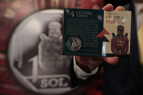 BCR lanza moneda de S/1 dedicada a la cultura Nasca