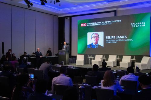 Felipe James, presidente de la Sociedad Nacional de Industrias (SNI): Foto: Cortesía.