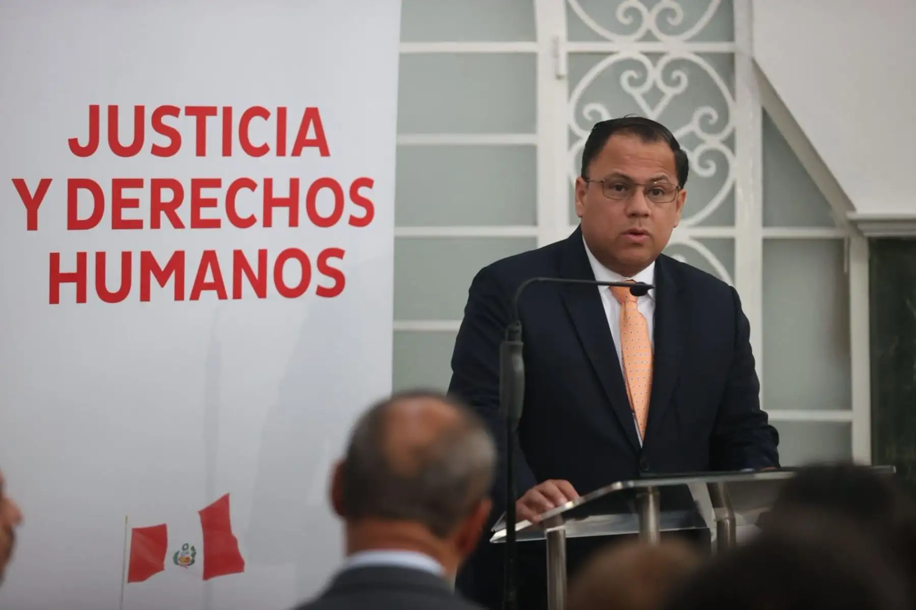 El presidente José Jerí presenció la suscripción del convenio interinstitucional
entre el Ministerio de Justicia y Derechos Humanos y el Ministerio Público.
Foto: ANDINA/Juan Carlos Guzmán