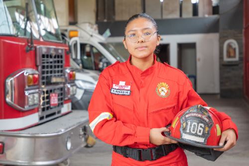 Yamila Rivas, la becaria que sirve al Perú con el corazón y con la convicción de transformar su comunidad. Foto: Difusión