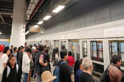 Línea 2 del Metro de Lima. Foto: ANDINA/Difusión