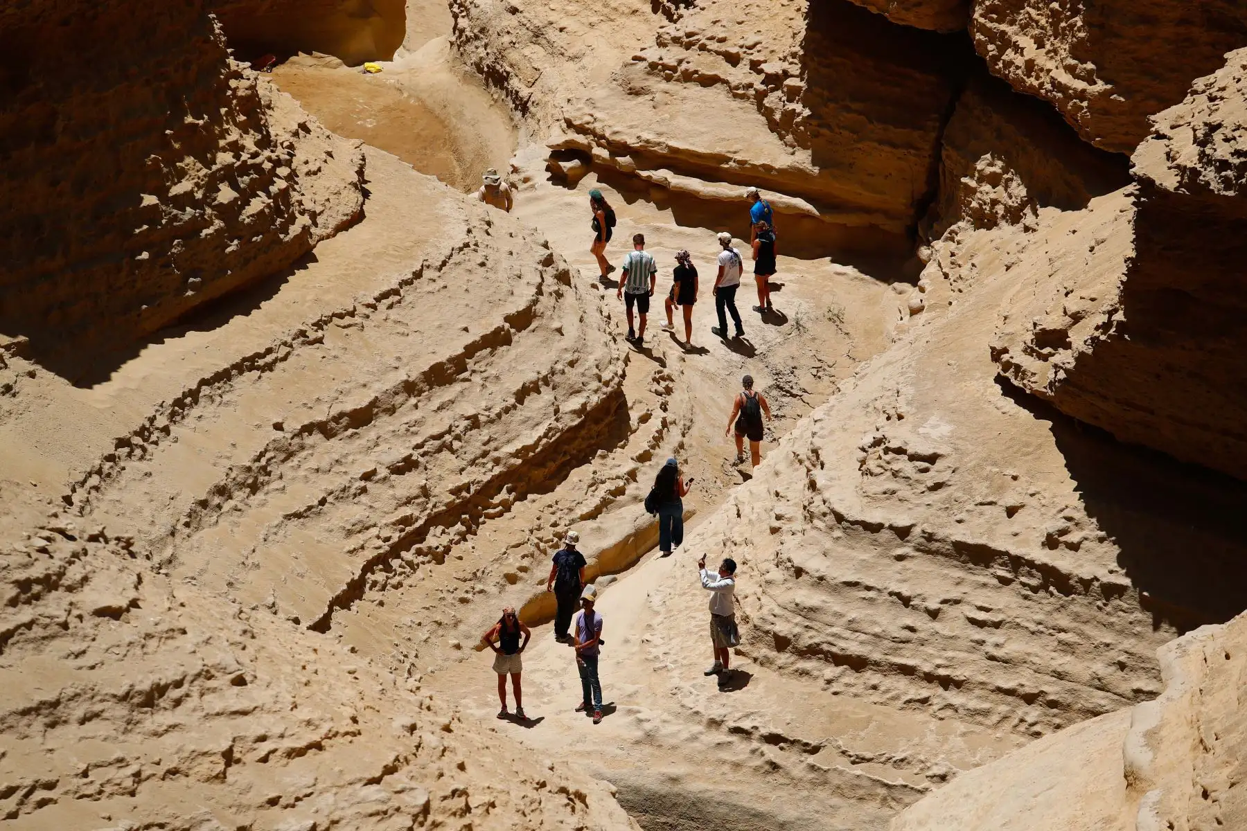 Además de los ya ampliamente conocidos atractivos turísticos de la región Ica, el Cañón de los Perdidos se ha consolidado como un buen circuito alternativo para el turismo de aventura, el cual atrae ahora a muchos visitantes, varios de ellos extranjeros. Foto: ANDINA/Daniel Bracamonte