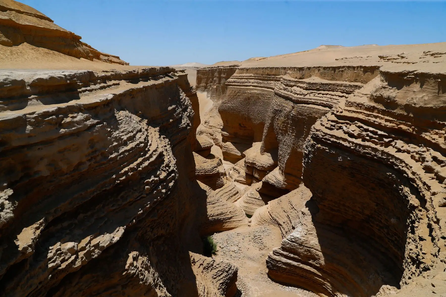 El Cañón de los Perdidos, un interesante y enigmático atractivo turístico alternativo ubicado en medio del desierto en la región Ica, a menos de 3 horas en auto de su capital, ideal para los viajeros aventureros amantes del trekking. Foto: ANDINA/Daniel Bracamonte