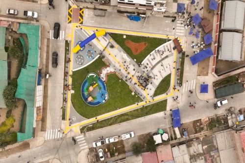 Villa El Salvador inaugura nuevo parque recreativo. Foto: ANDINA/Difusión