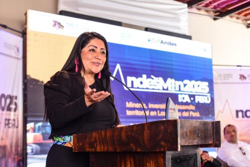 Ministra de Economía y Finanzas, Denisse Miralles. ANDINA/Difusión