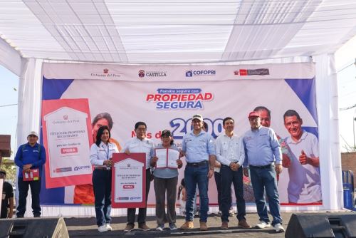 Desde 1999, el Cofopri ha inscrito 197 075 títulos de propiedad en Piura, permitiendo que miles de familias accedan a seguridad jurídica sobre sus predios.