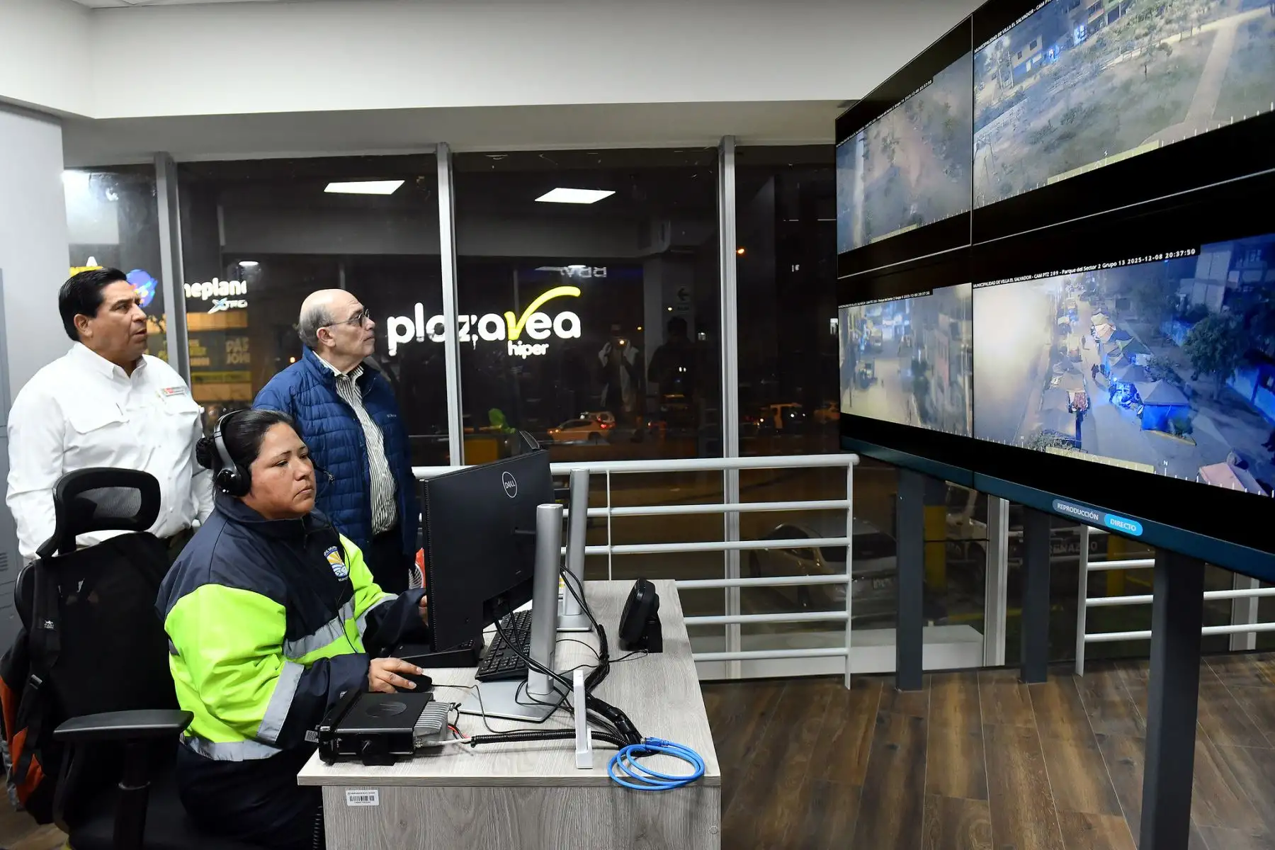 El ministro Tiburcio y el titular de Cancilleria supervisan operativos en VES, SJM y VMT